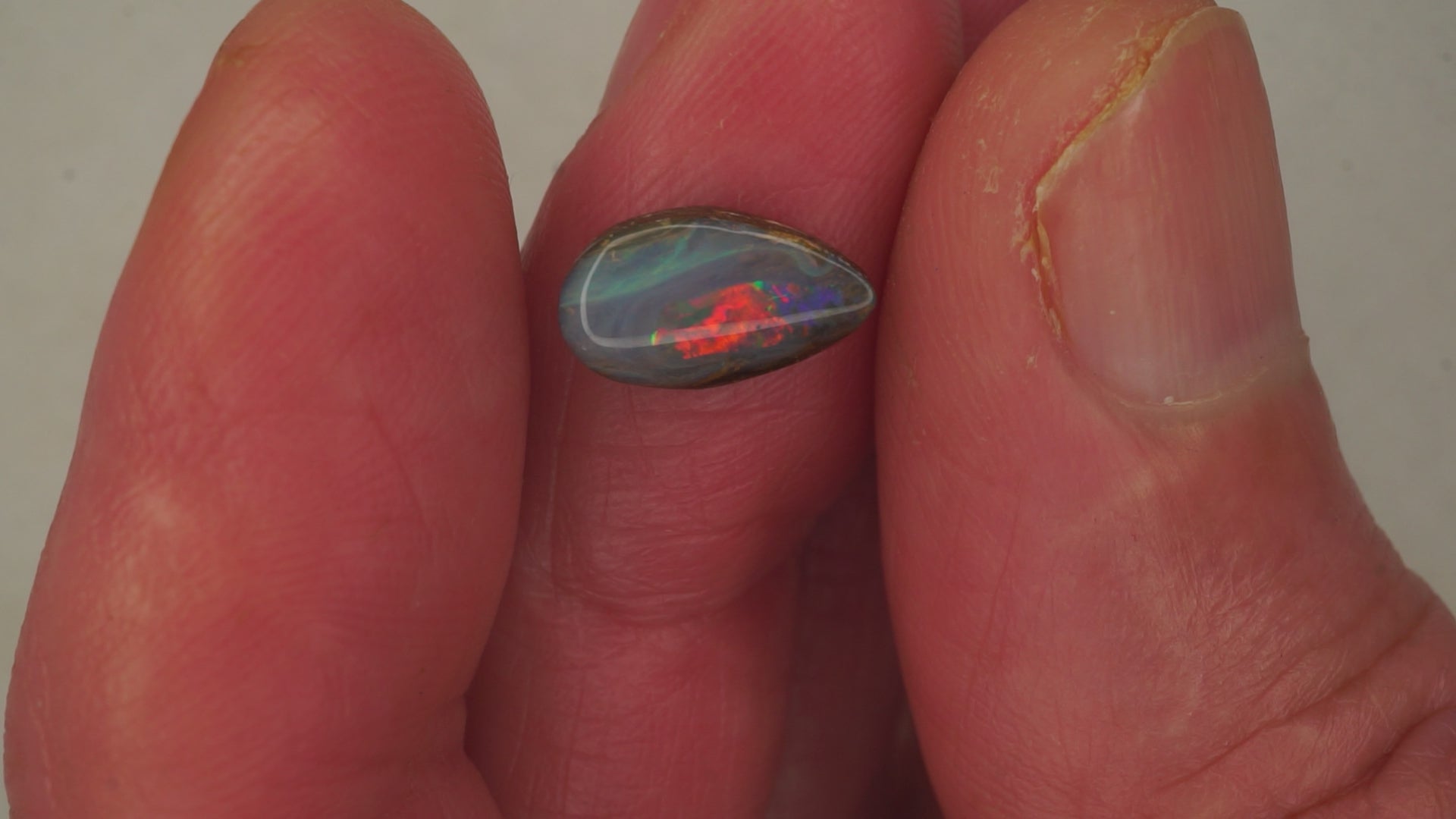 2.1ct Smoky Purple Boulder Opal