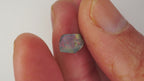 1.6ct Pentagonal Boulder Opal - Red Pinfire on Light Purple Base