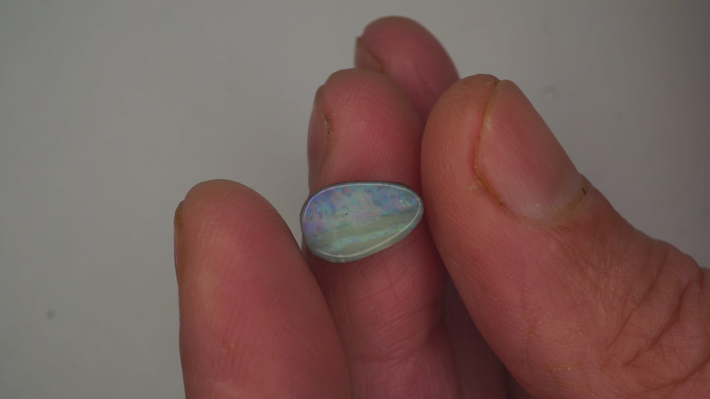 3.2 ct Purple Boulder Opal - Multicolour Pinfire Play