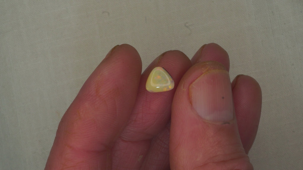 1.1 ct Ochre Opal - Red & Green Colour Play