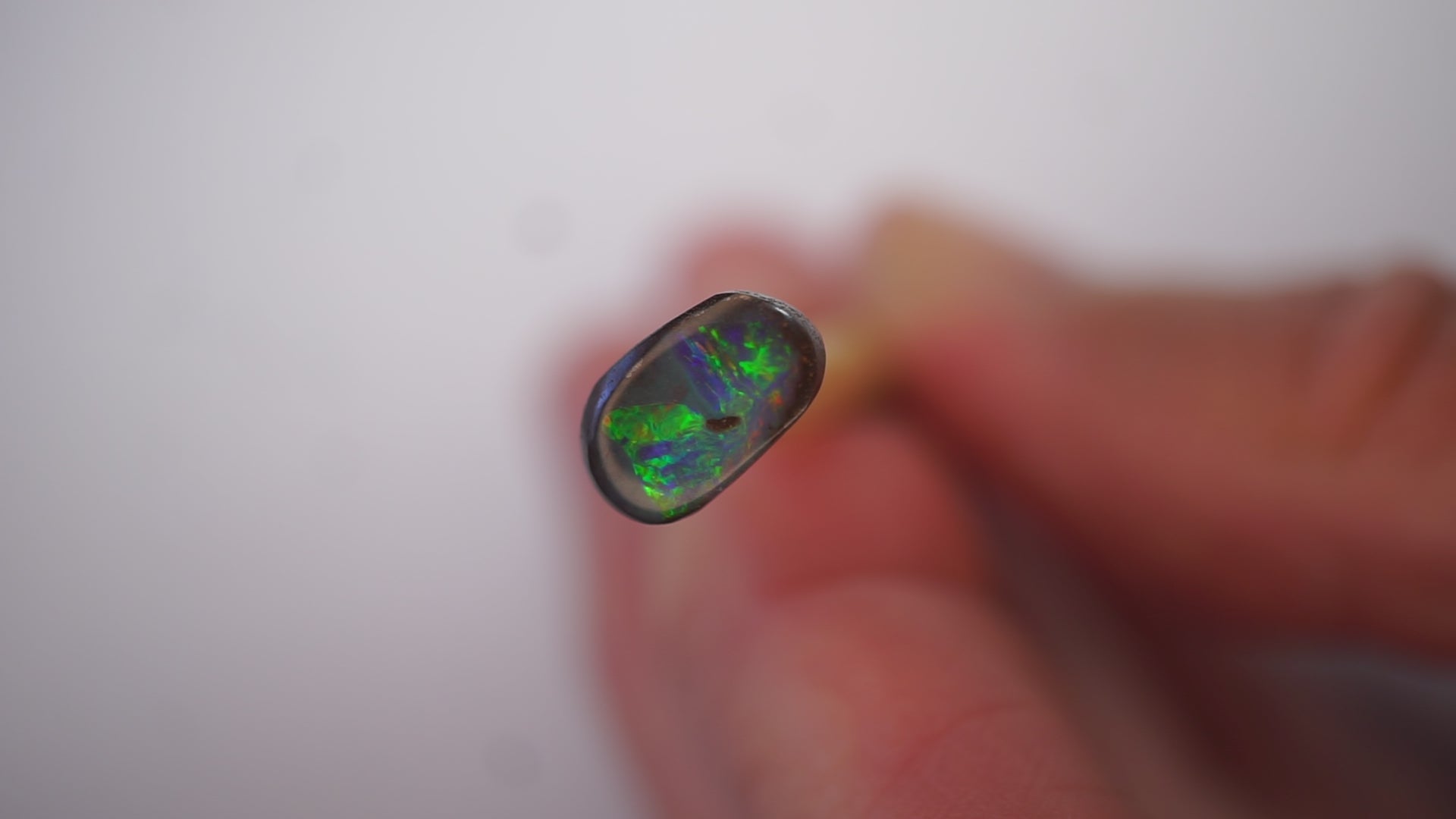 1.8 ct Green Boulder Opal - Full-Face Brightness