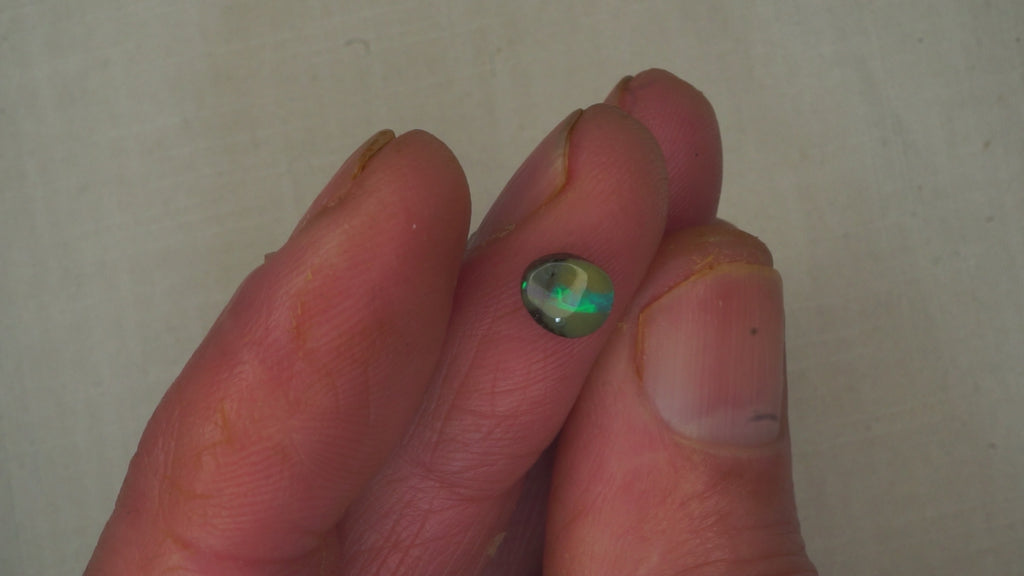 1.2ct Boulder Opal - Electric Green Rolling Fire
