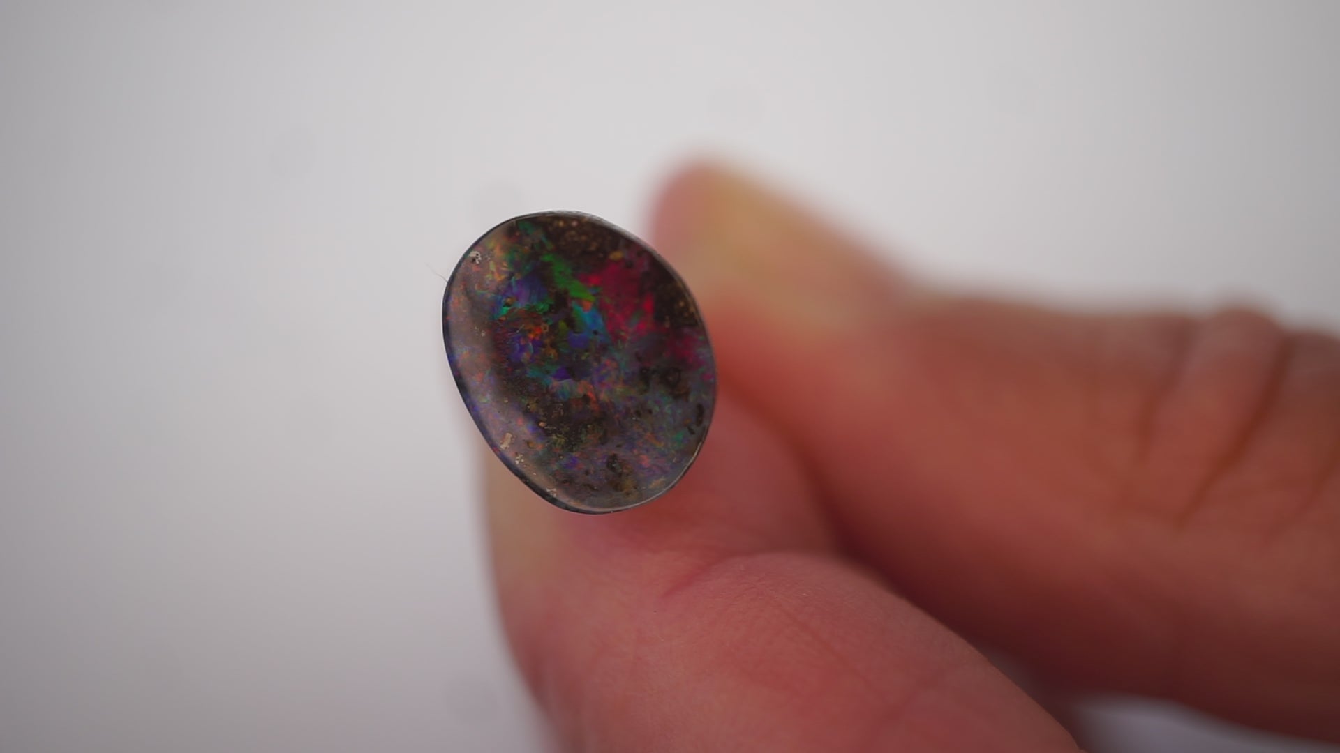 3.6ct Boulder Opal - Broad Multicolour Flash
