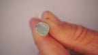 2.8 ct Pale Blue Boulder Opal - Green & Crimson Streaked Colour Play