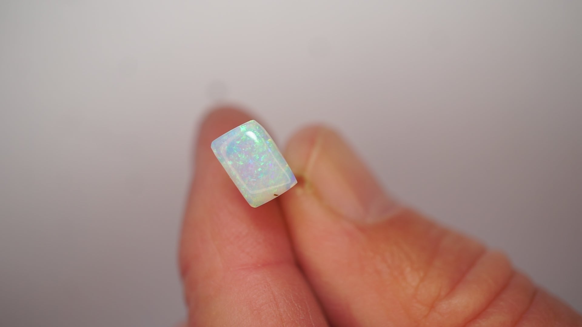 1.1ct Crystal Opal - Electric Green Fire
