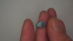 2.6 ct Blue Boulder Opal - Yellow & Green Colour Contrast