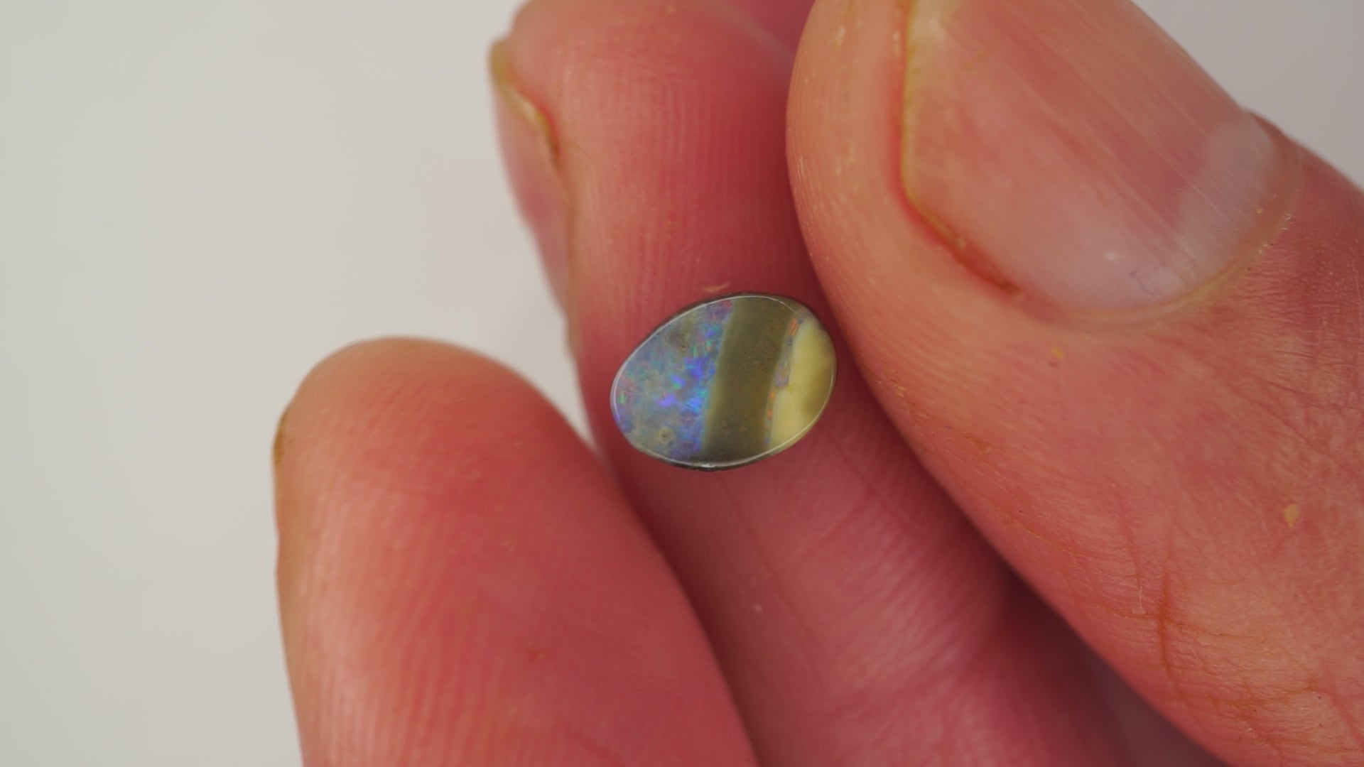 1.2ct Boulder Opal - Green & Blue Fire