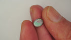 1.6ct Boulder Opal - Red & Green Pinfire Bands