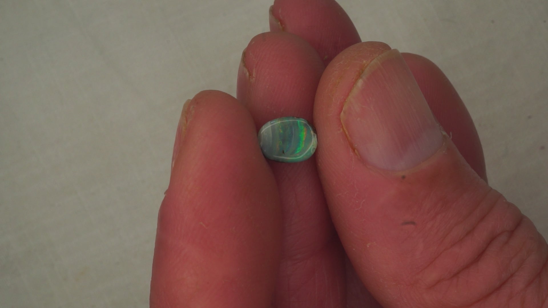 1.6ct Boulder Opal - Bright Green & Yellow Streaky Play