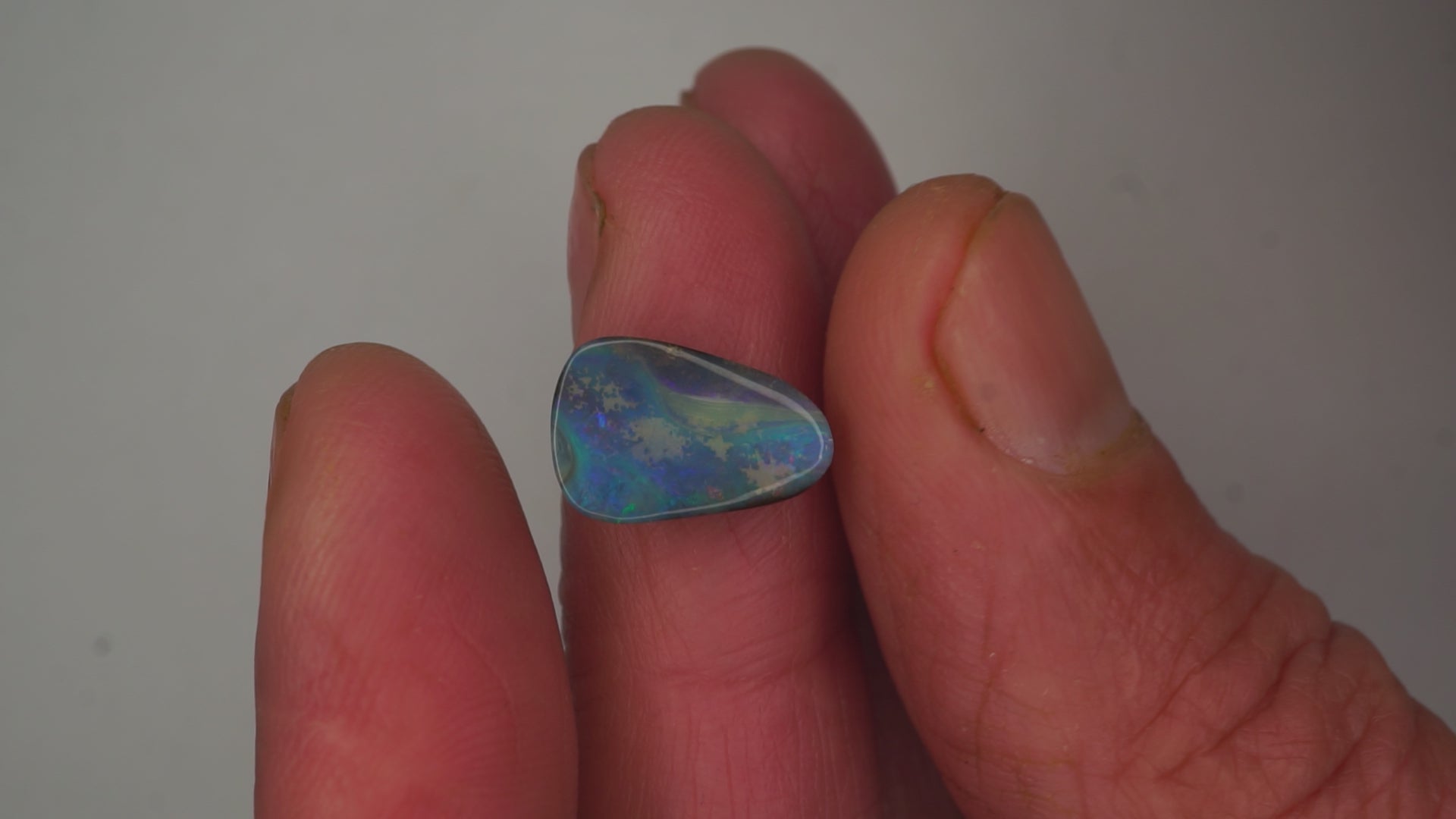 4.0ct Boulder Opal - Blue Host Body Tone with Subtle Internal Play